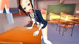 Schoolgirl gladly masturbates just for you