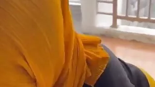 Hijab Stepmom sucking Stepson's Dick on Holiday…Taboo Mom