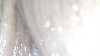 Wet pussy up close
