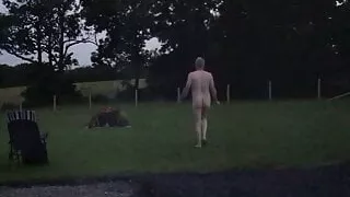 sissy neil naked wanks and edges his tiny cock