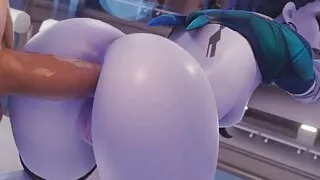 Widowmaker Anal Doggystyle (Animation With Sound)