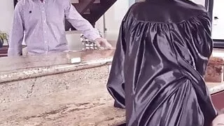 Hot Stepmom gives Reward Blowjob