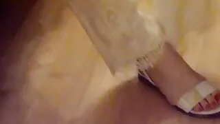 Cinderellas Gucci sandals