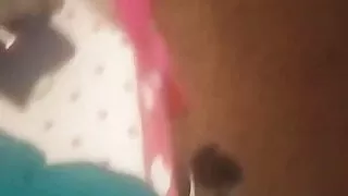 Rubbing big latina wifes clit