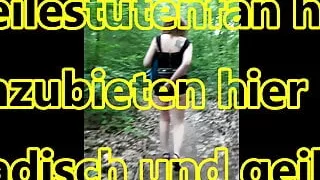 Miss Outdoor Party on tour to the lake with cam