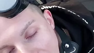 Bar, Freund, Muskel, Sex im Freien, Russischer Sex, Lutschen