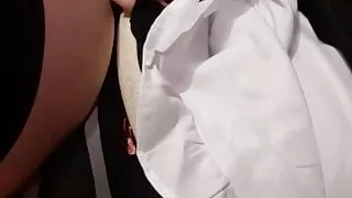 Crossdresser, Kleid, Emosex, Schwuler Sex, Hausmädchen