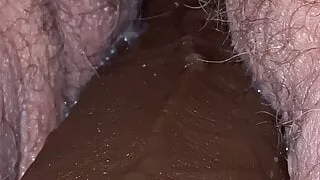 Creaming all over this dick