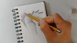 Julia Ann's Nude Hips Drawing