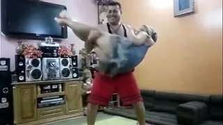 Arab Couple Fucking and Dancing