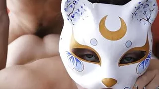 Cute teen fucks and has orgasm talking while facing the camera