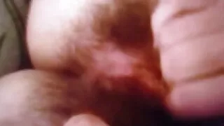 My wife's hairy cunt.