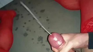 Mistress Allows Submissive Trans To Cum - SlugsOfCumGuy