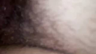 i play with the hairy pussy of a blindfolded girl