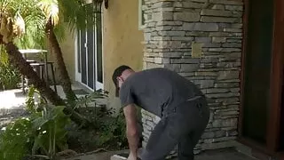 Package thief scolded with a big dick