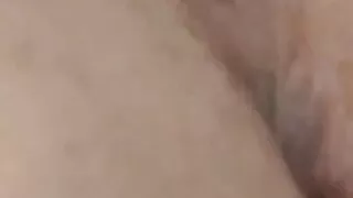 Brunette with her kitty cat