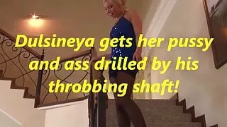 Trailer: Dulsineya gets her pussy and ass drilled