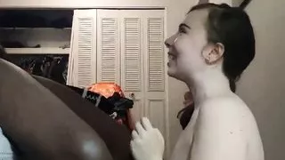 White girl asks for a facial from a bbc