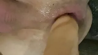 Hard dildo fuck