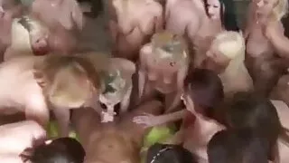 Lucky guy with 20 milfs