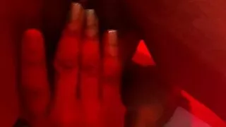 Showing off her pussy