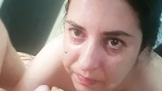 LewdCook, teaching her deepthroat before anal