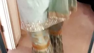 Paki milf dressing up in asian clothes