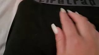 I love teasing his dick in the morning so much