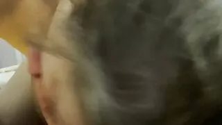 Big tit wife sucks my cock