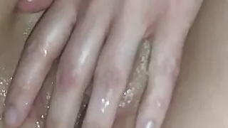 Milf is horny and squirts