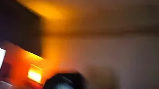 Sexfriend sucking my dick on my bed