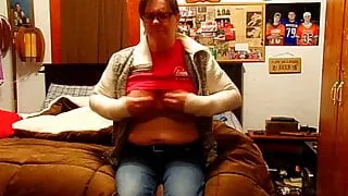 playing with my boobs