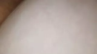 Wife's panties pulled open