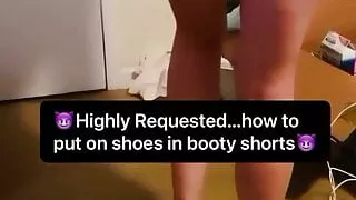 How to put on shoes