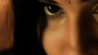 Sexy Brunette Tries Her Hand At Belly Dancing Gently