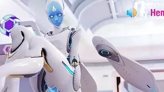 Echo Riding Human Cock