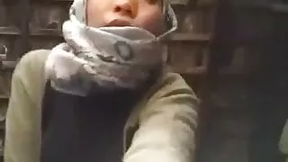 Sexy hijab and soles