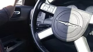 Playing in spandex and pantyhose in public