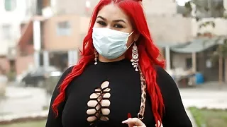 Super busty Venezuelan falls in love with a young Peruvian