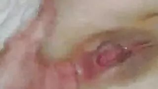 two fingers inserting anal