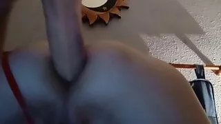 Do you like how the dildo enters my anus?