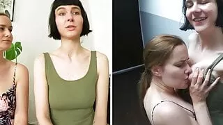 Exhibitionist August with Delfine & Sally Pt 1