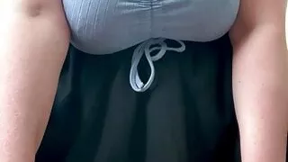 Huge tits babe tries first ever dildo