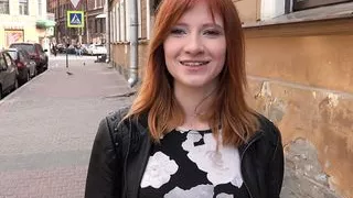 Red-haired nymph nailed by devious agent in amazing poses