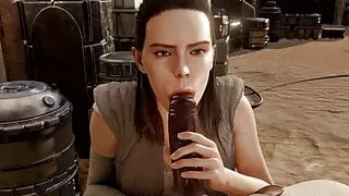 Rey Works For Her Daily Ration