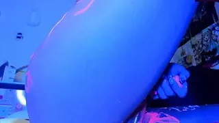 Neon paint and anal webcam show