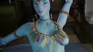 Na'vi Native Rides Cock - POV