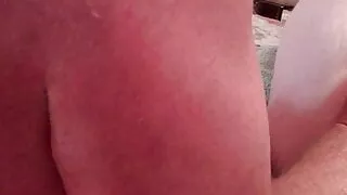 Ass play with dildo variety.