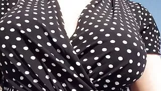 Boobwalk: Polka Dot Dress