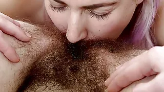 Girls Out West - Horny Aussie lesbians lick hairy cunts